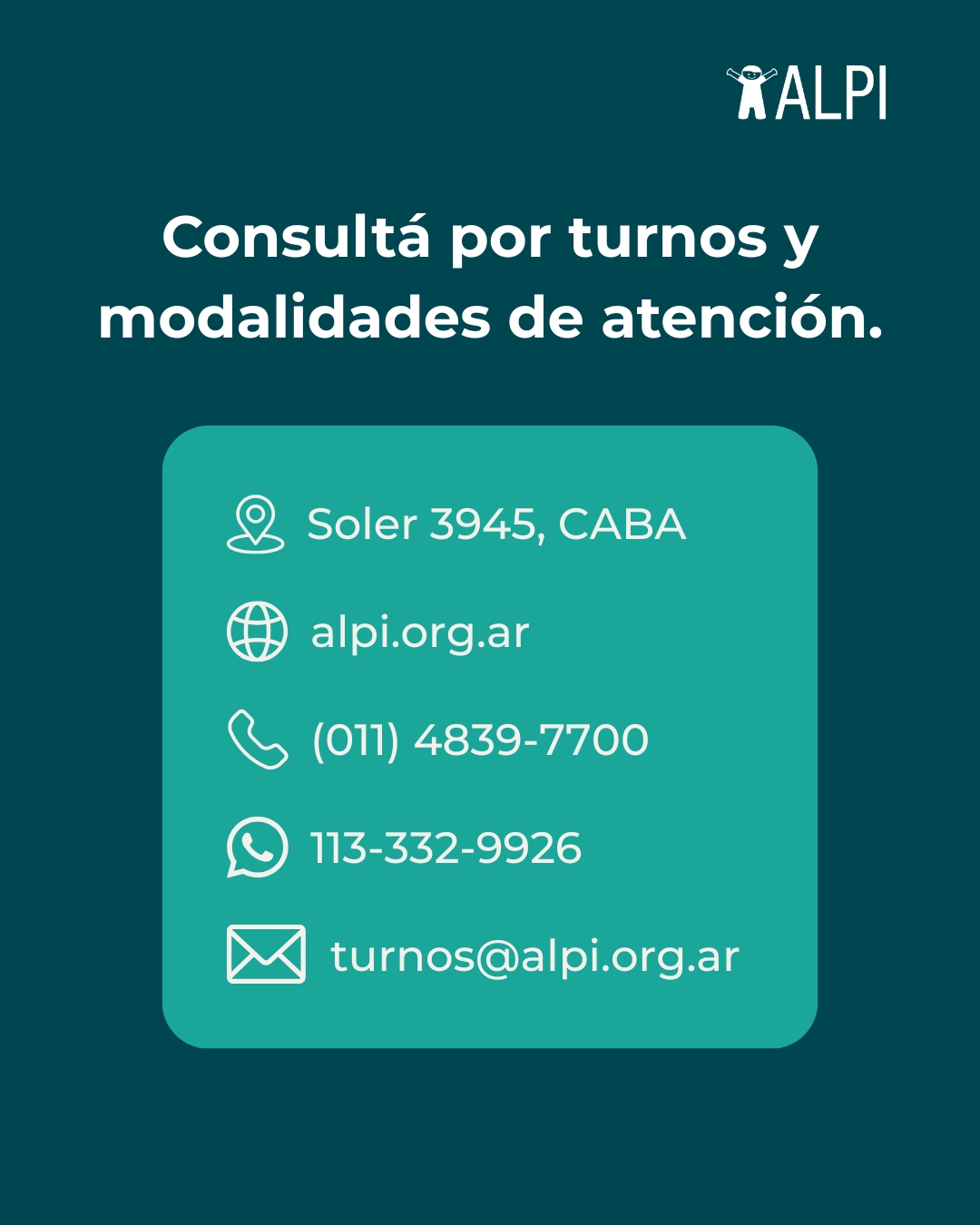 El traumatismo de cráneo puede cambiar la vida de una persona en segundos. La rehabilitación oportuna y especializada es clave para recuperar funciones, volver a la rutina cotidiana y mejorar la calidad de vida.
En ALPI trabajamos en rehabilitación neuromotriz y funcional acompañando a cada persona en su proceso de recuperación y autonomía.
📞 (011) 4839-7700
📱 WhatsApp: 11-3332-9926
✉️ turnos@alpi.org.ar
#TraumatismoDeCraneo #LesiónCerebral #Rehabilitación #Neurorehabilitación #ALPI #Concientización